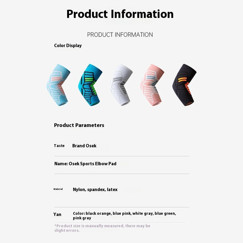 Sports Elbow Guard Basketball Cycling Fitness Elbow Pads