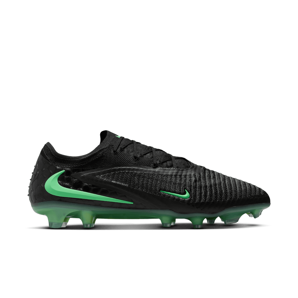Nike Phantom 6 Low Elite Firm-Ground Soccer Cleats- Black/illusion Green-black