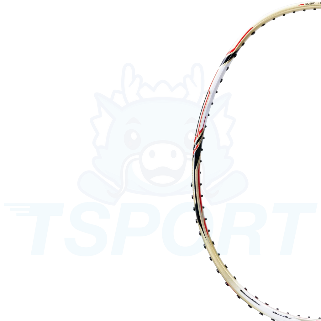 Li-Ning Aeronaut 9000 Badminton Racket - White / Gold